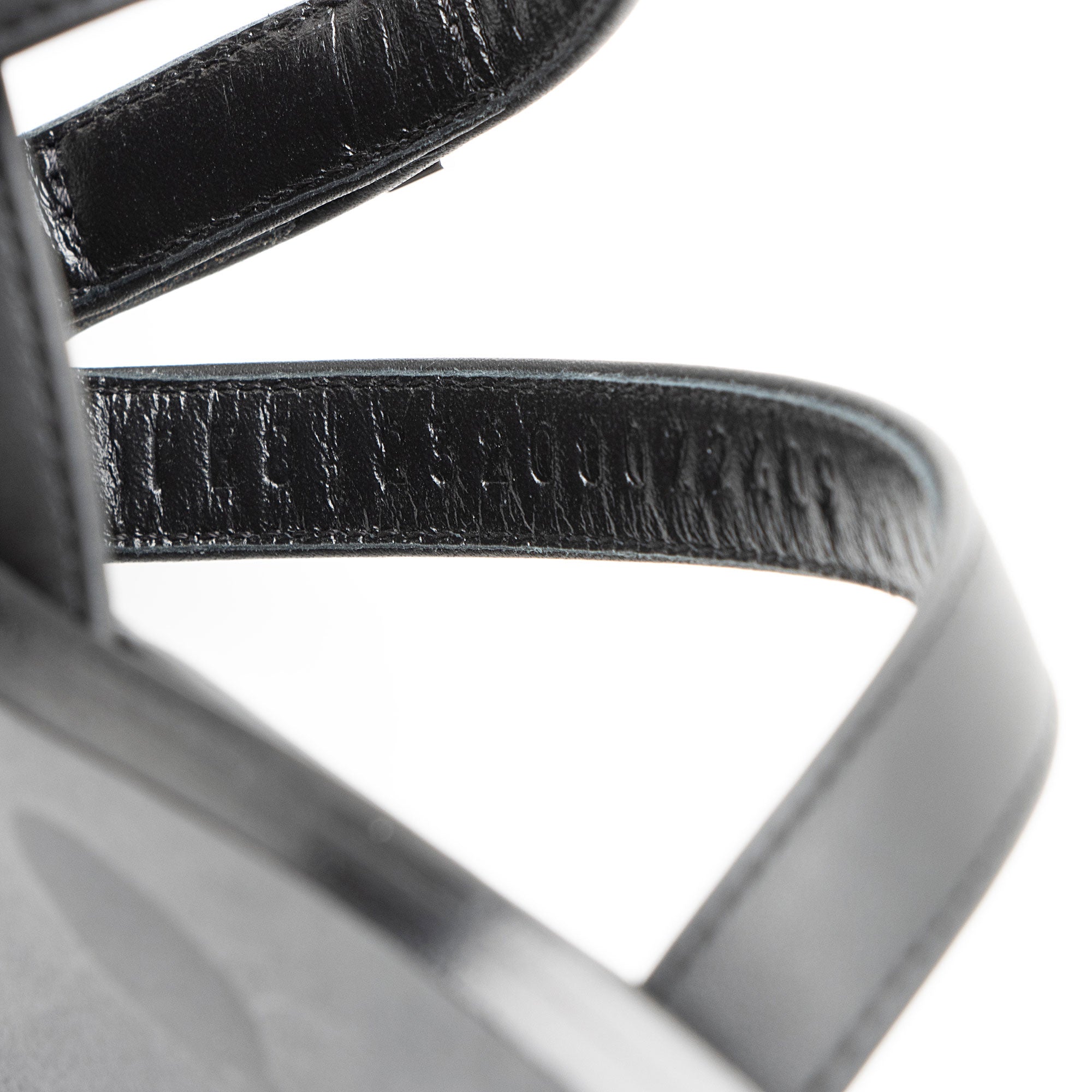 Hermes Calfskin Harmonie Gladiator Sandals - Size 7.5 / 37.5