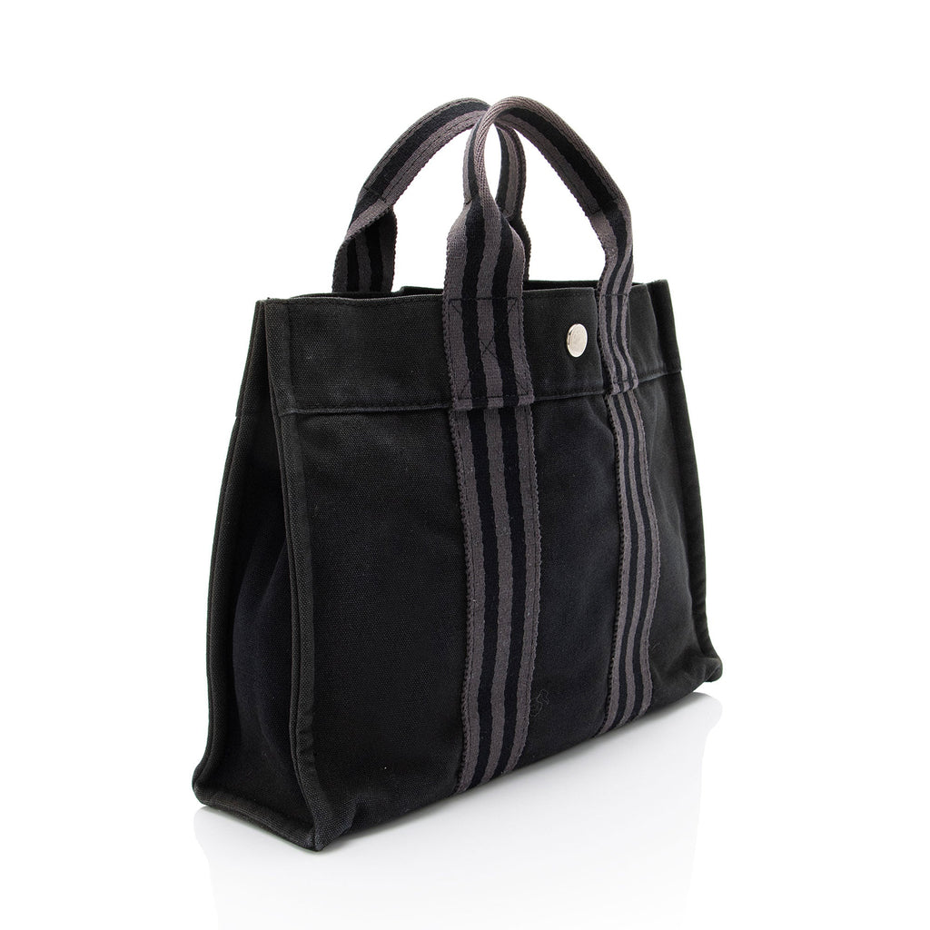 Hermes Vintage Canvas Herline PM Tote