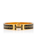 Hermes Clic Clac H Quadrige Au Fil Narrow Bracelet