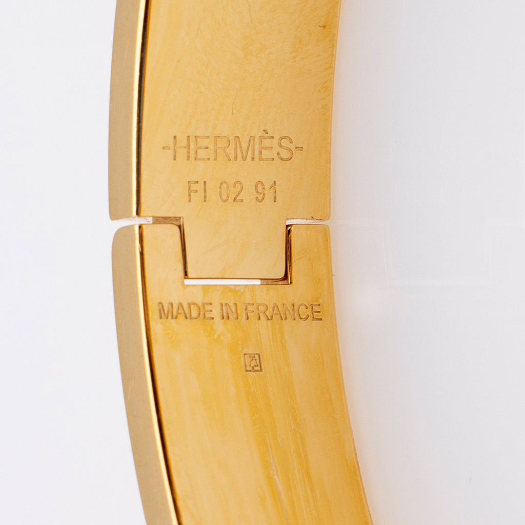 Hermes Clic Clac H Quadrige Au Fil Narrow Bracelet
