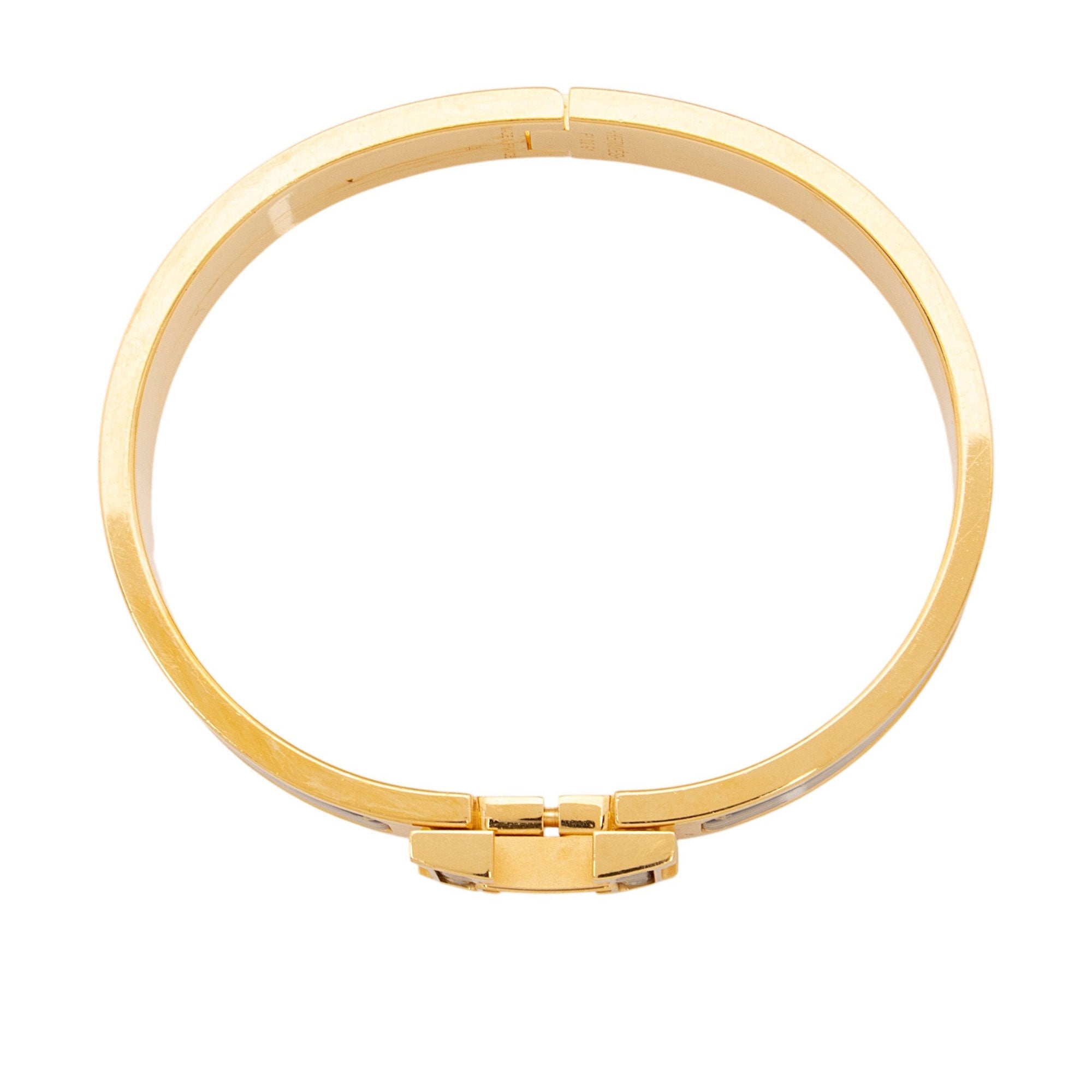 Hermes Clic Clac H Quadrige Au Fil Narrow Bracelet
