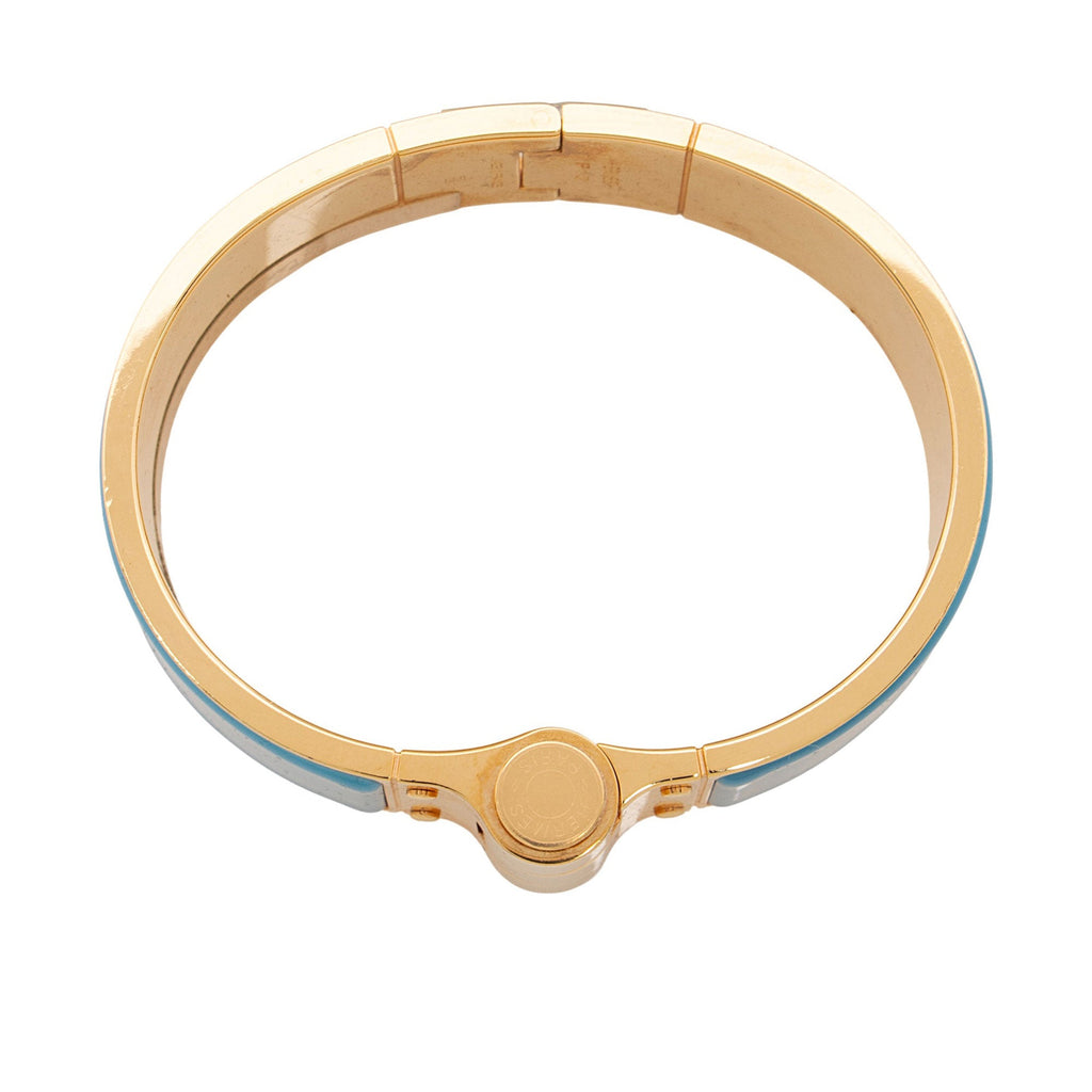 Hermes Enamel Wide Hinged Bracelet