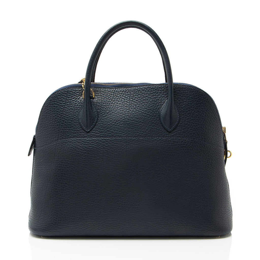 Hermes Vintage Fjord Leather Bolide 37 Satchel