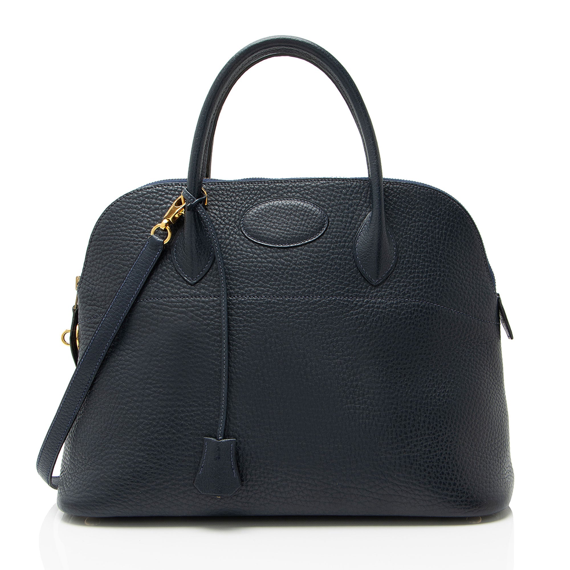 Hermes Vintage Fjord Leather Bolide 37 Satchel