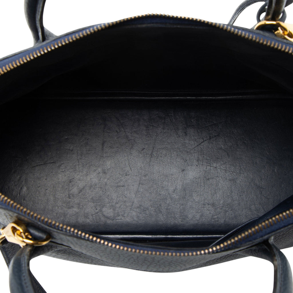 Hermes Vintage Fjord Leather Bolide 37 Satchel