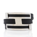 Hermes Leather Pousse Pousse H Bracelet