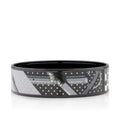 Hermes Printed Enamel Wide Bangle