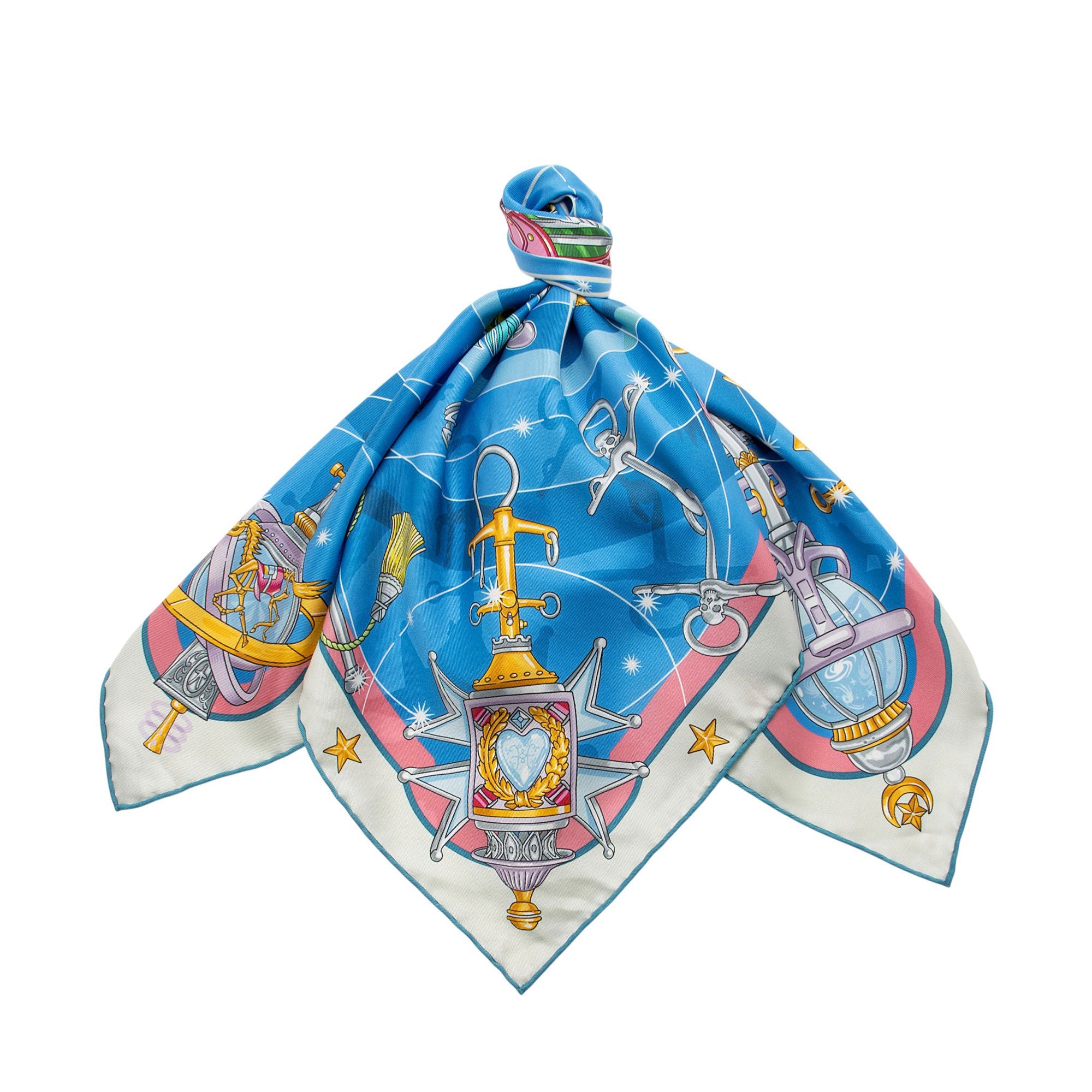 Hermes Silk Chorus Stellarum 70cm Scarf