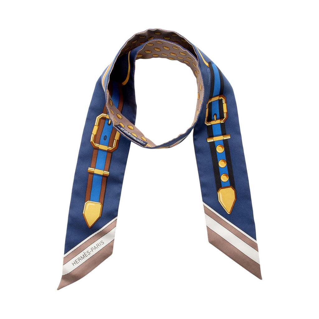 Hermes Silk Grand Tralala Twilly Scarf
