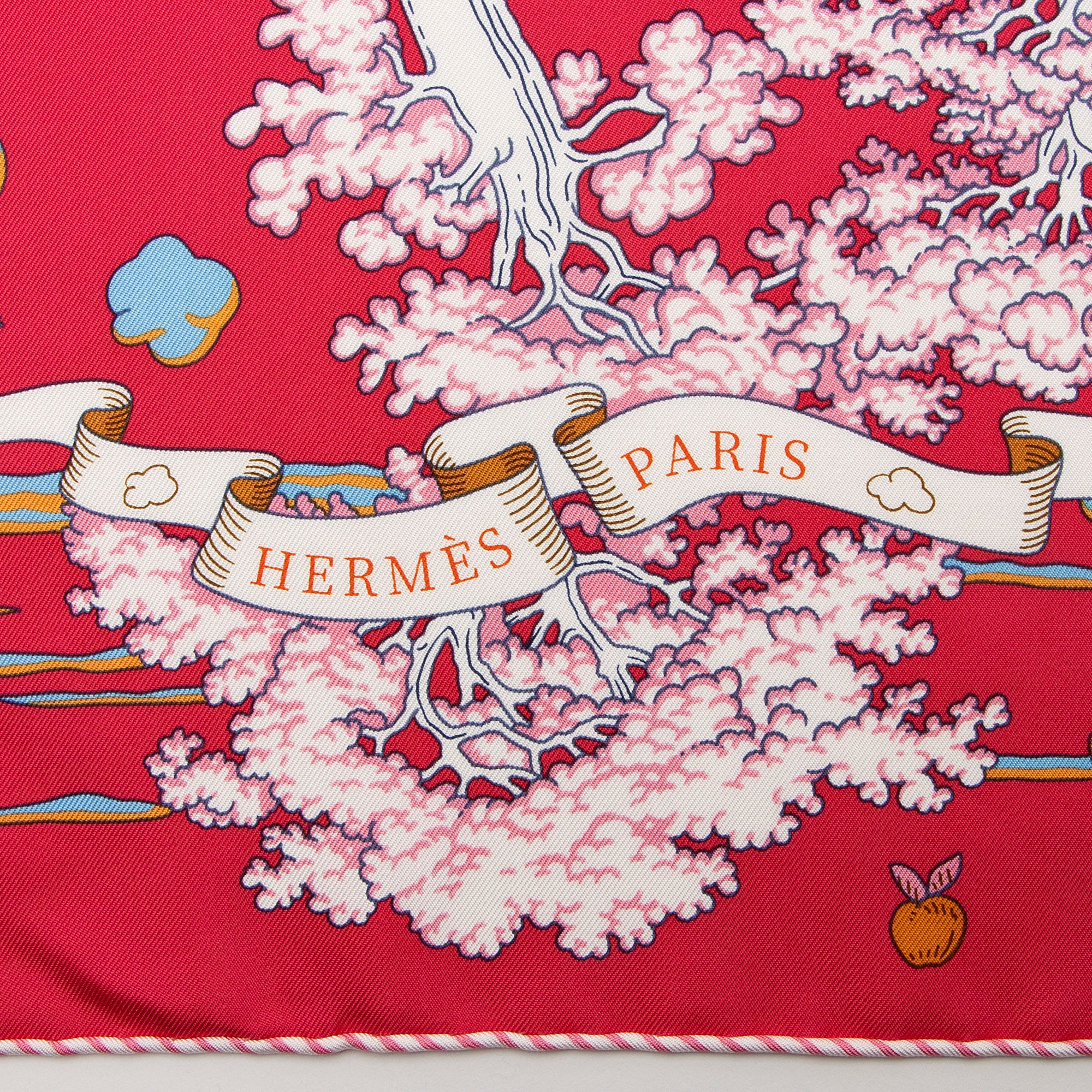 Hermes Silk Sur Mon Nuage 90cm Scarf