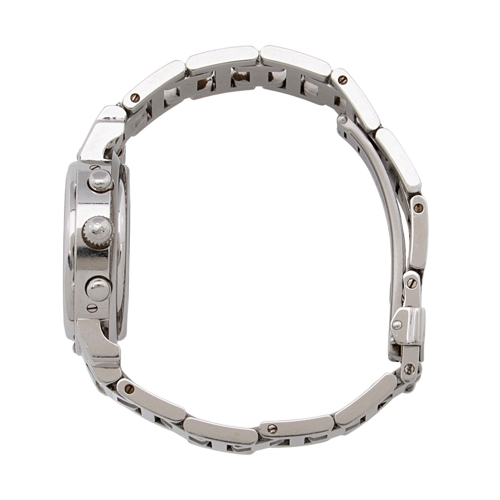 Hermes Stainless Steel Quartz Clipper Chronograph 31mm Watch