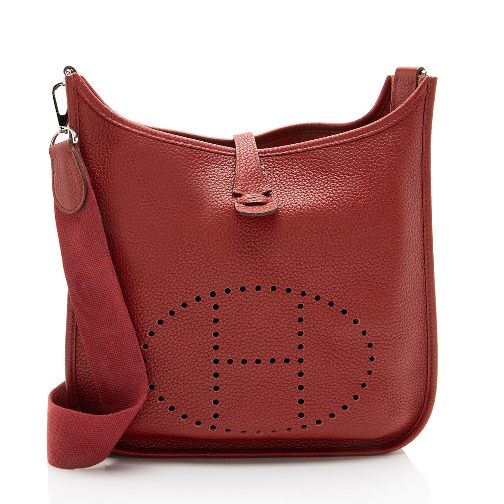 Hermes Taurillon Clemence Evelyne III PM Shoulder Bag