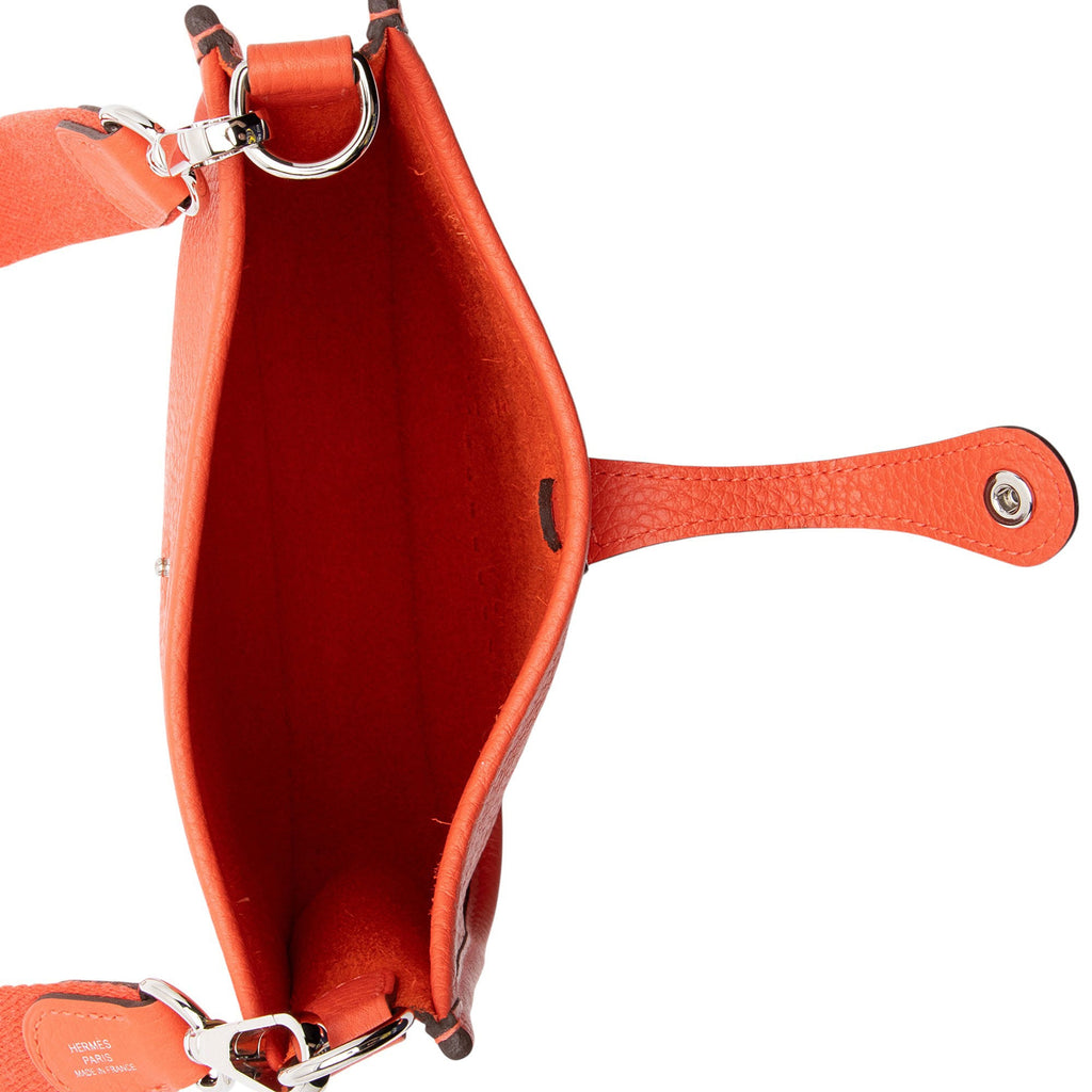 Hermes Taurillon Clemence Evelyne TPM Shoulder Bag