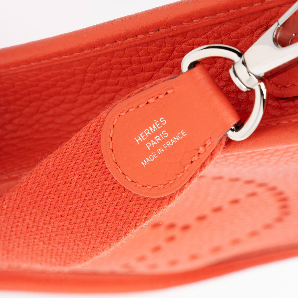 Hermes Taurillon Clemence Evelyne TPM Shoulder Bag