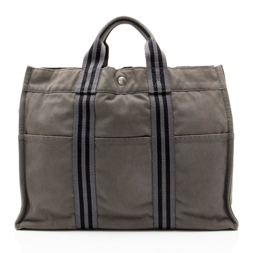 Hermes Toile Fourre Tout MM Tote