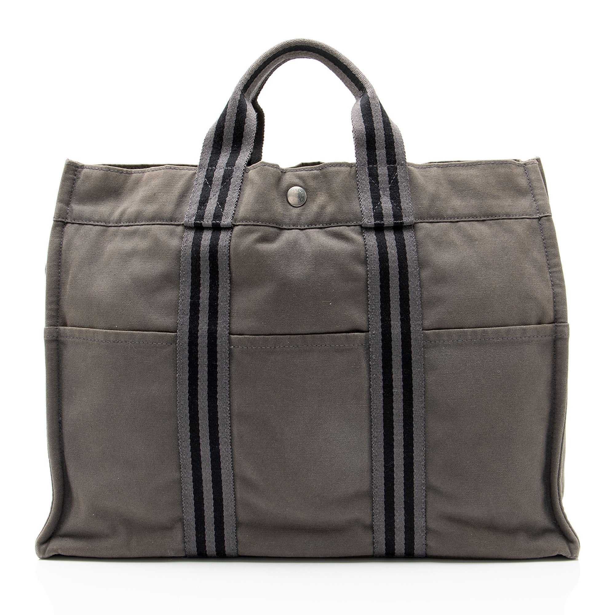Hermes Toile Fourre Tout MM Tote