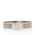 Hermes Enamel Charniere Uni Hinged Narrow Bracelet
