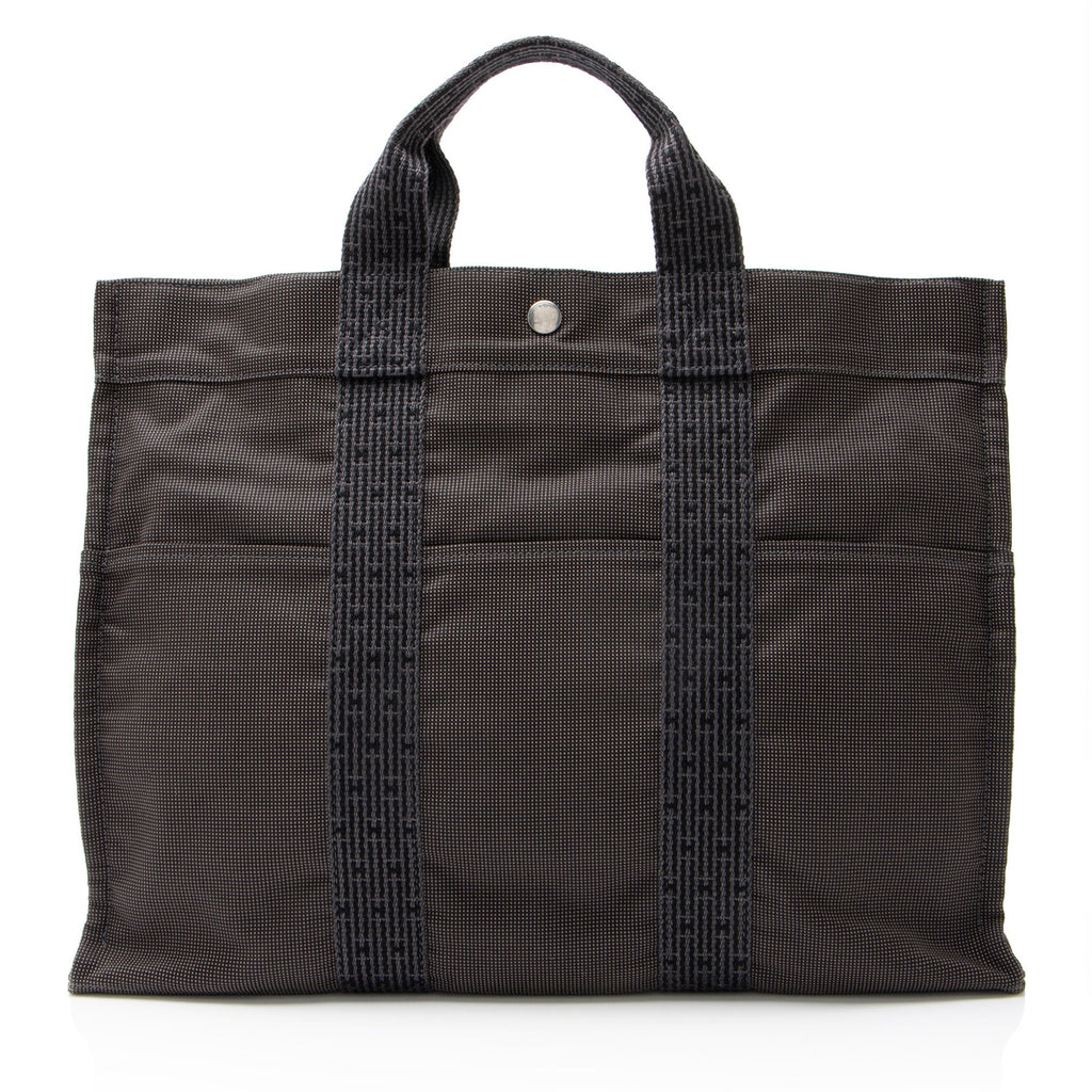 Hermes Vintage Canvas Herline MM Tote