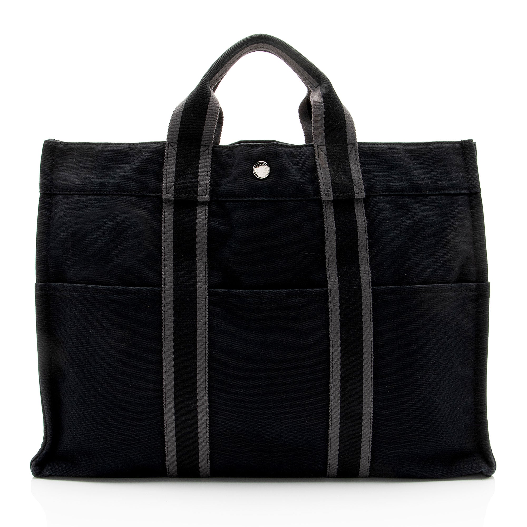 Hermes Vintage Canvas Herline MM Tote