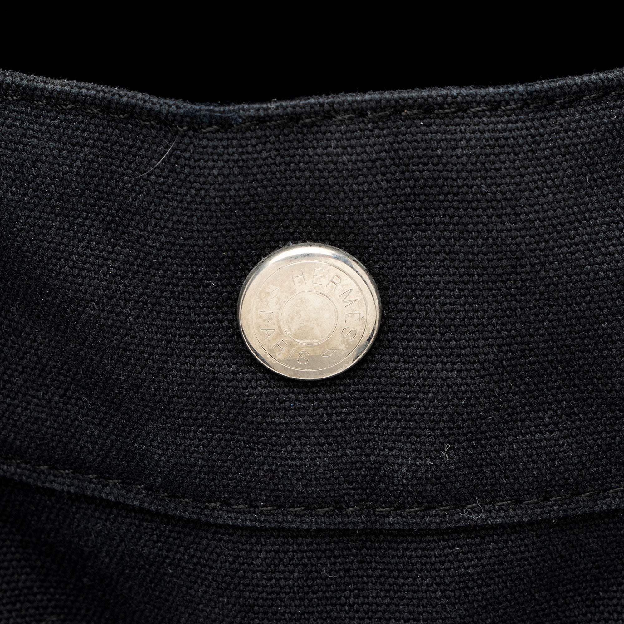 Hermes Vintage Canvas Herline MM Tote