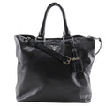 Prada Logo WS7654 Leather Tote Bag