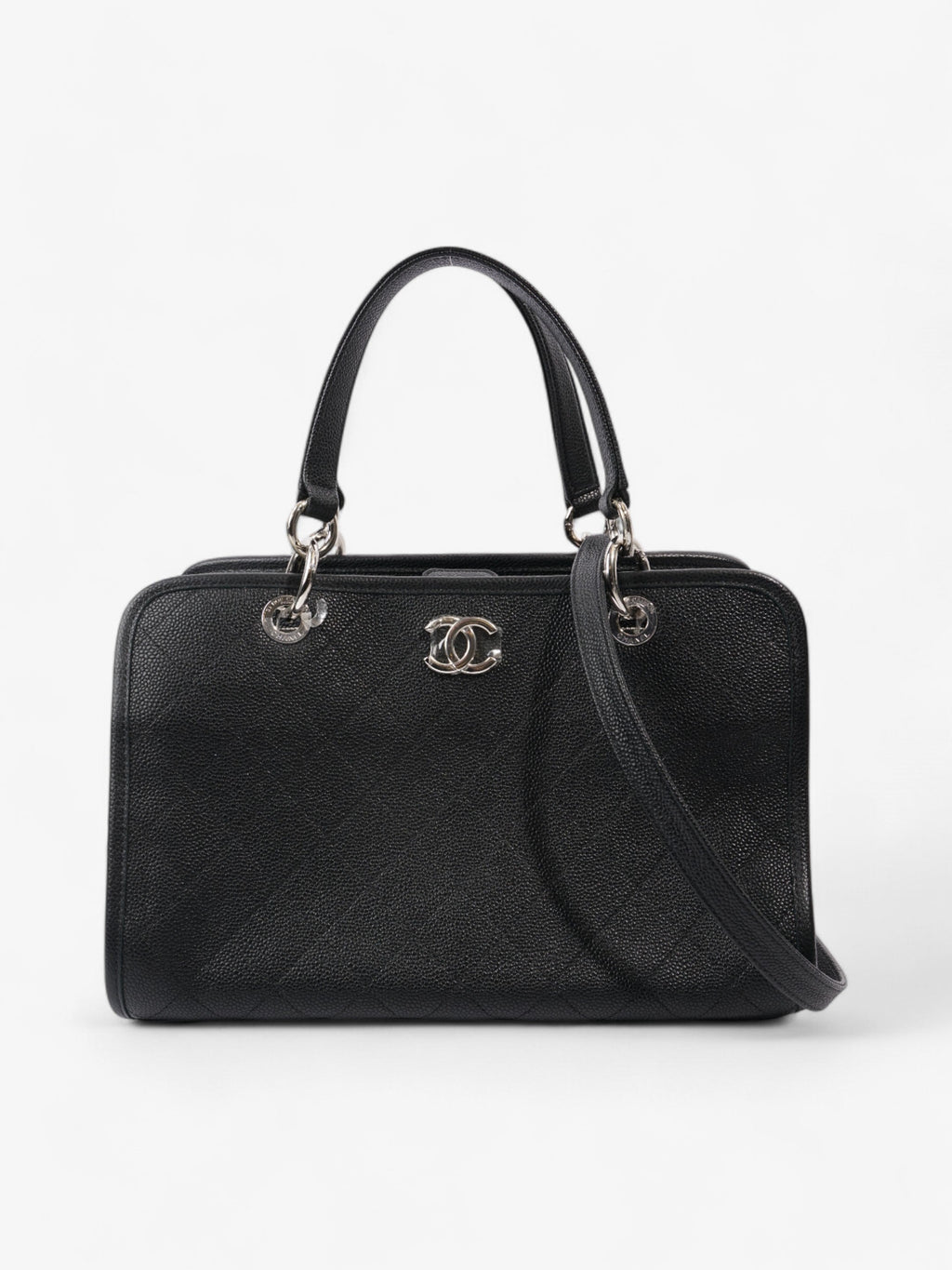 Chanel Shopping Tote Black Caviar Leather