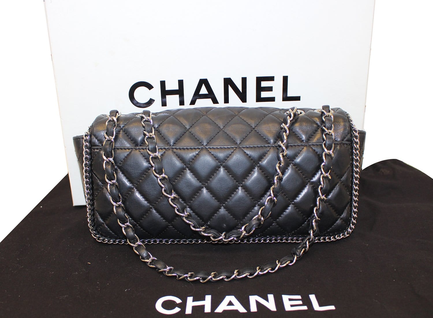 CHANEL Classic Flap Chain Trim Shoulder Bag