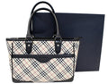 Burberry Shoulder Bag - BURBERRY Women Bag Check Plaid Jacquard