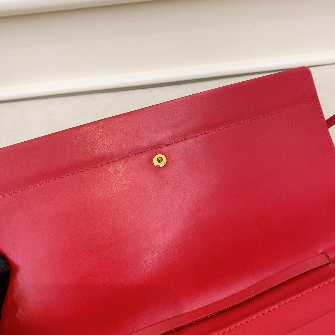 Louis Vuitton Epi Shoulder Bag in Red
