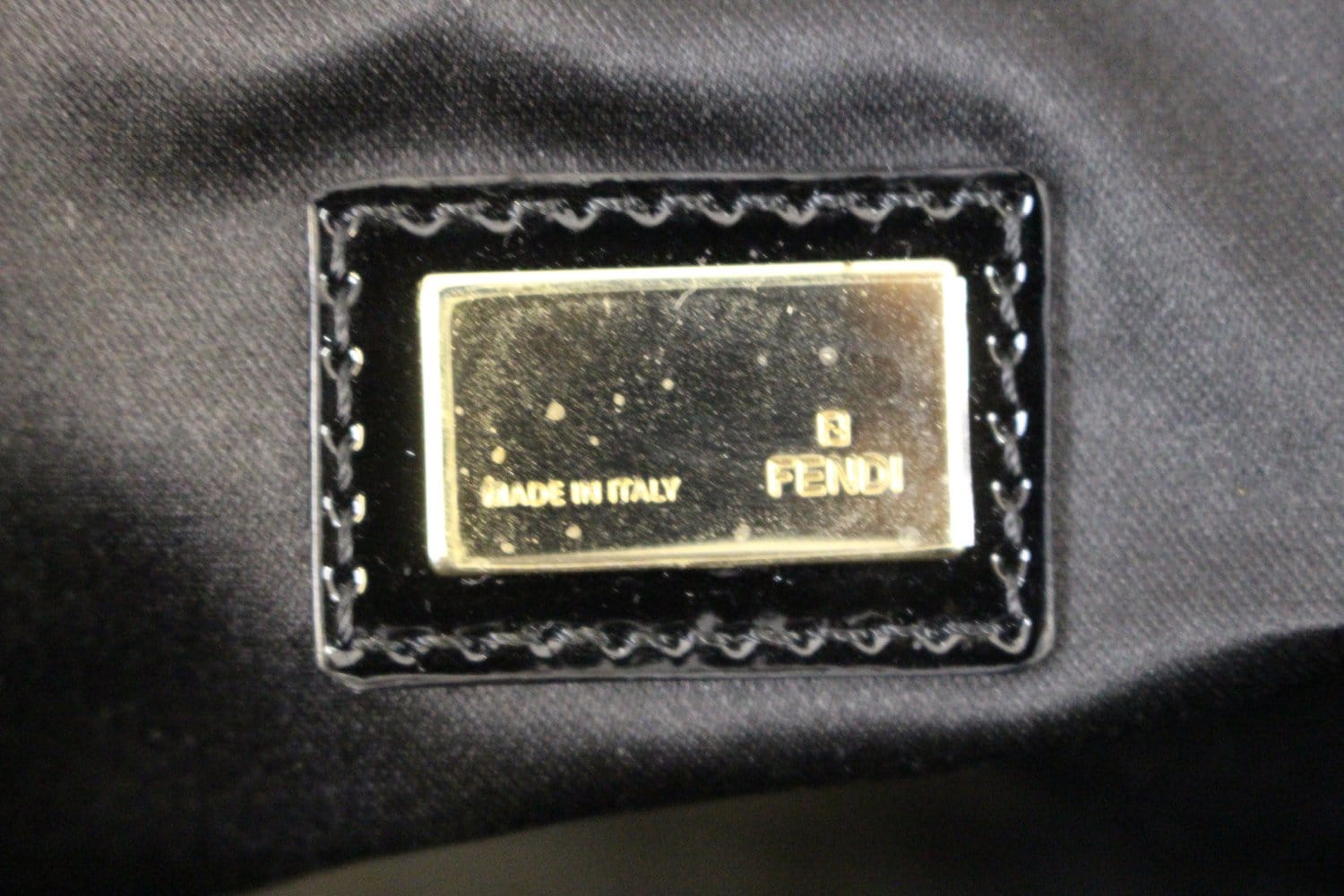 FENDI Tobacco Zucca Quilted Roll Tote Bag Black