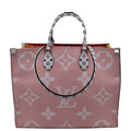 LOUIS VUITTON Onthego GM Limited Edition Giant Monogram Tote Bag Rouge Rose