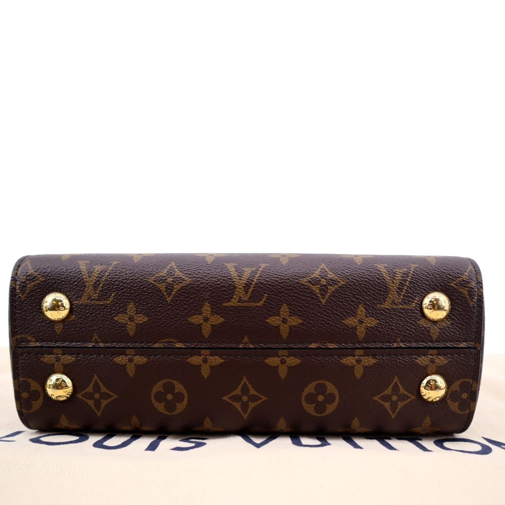 LOUIS VUITTON Cluny BB Monogram Canvas Shoulder Bag Fuchsia