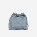 Chanel Small 22 Tote - Blue denim
