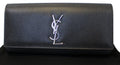 YVES SAINT LAURENT Kate Black Leather Clutch