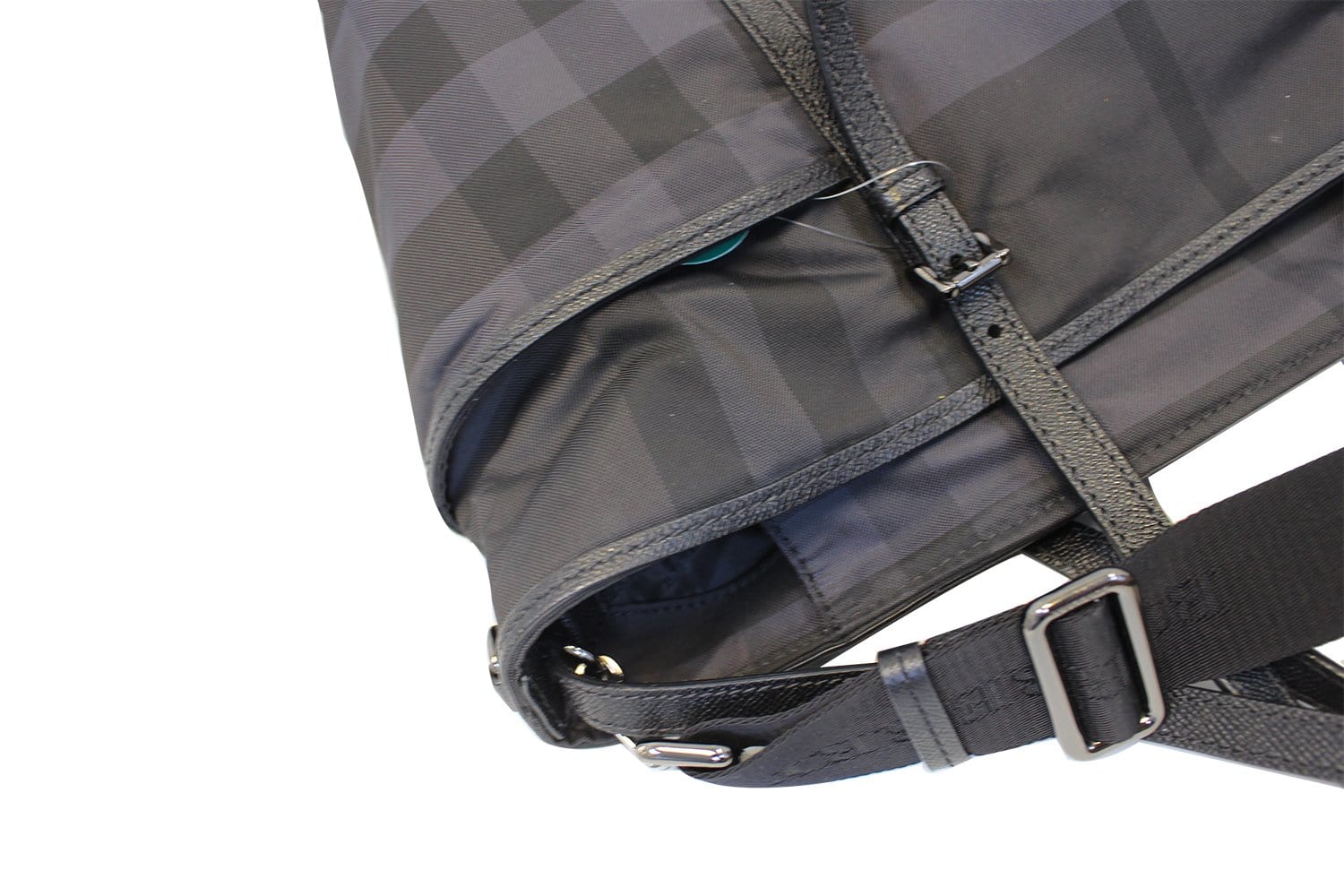 BURBERRY Graceford Tonal Check Diaper Shoulder Bag