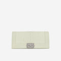 Chanel Boy Clutch - Ice Green