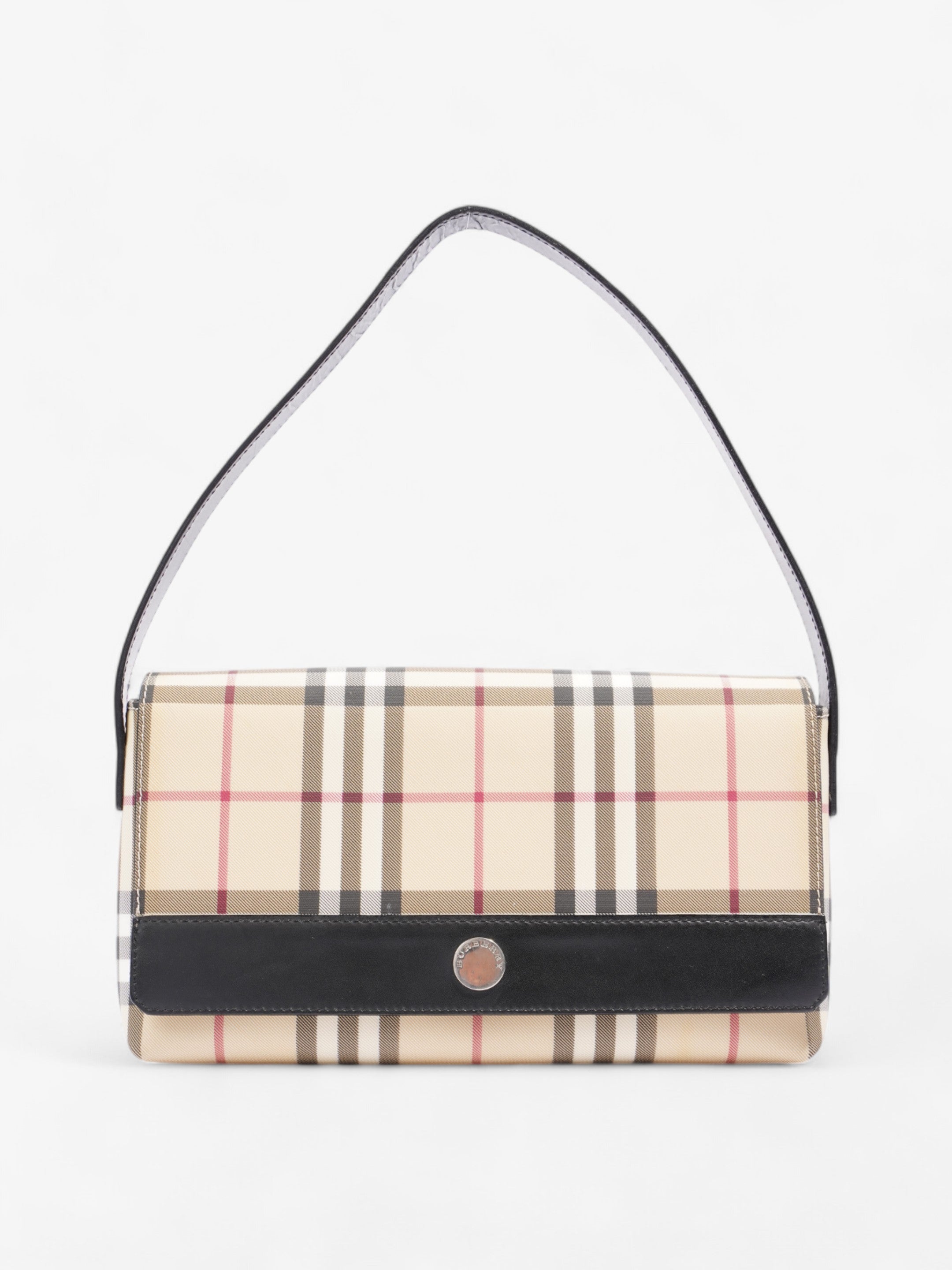 Burberry Check Shoulder Bag Nova Check / Black Canvas