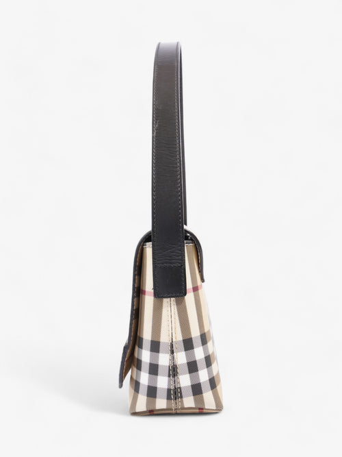 Burberry Check Shoulder Bag Nova Check / Black Canvas