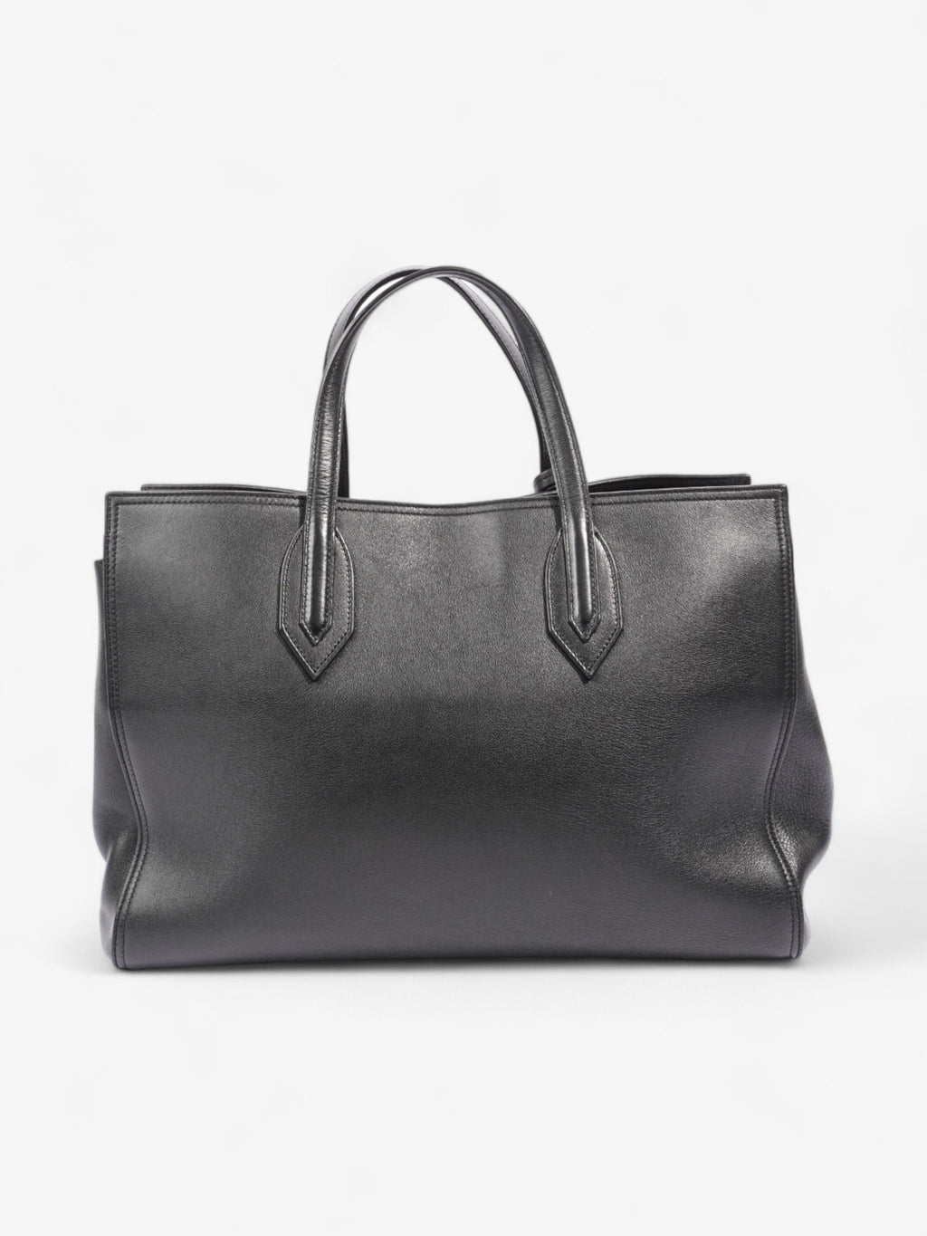 Saint Laurent Amber Tote Black Leather Medium