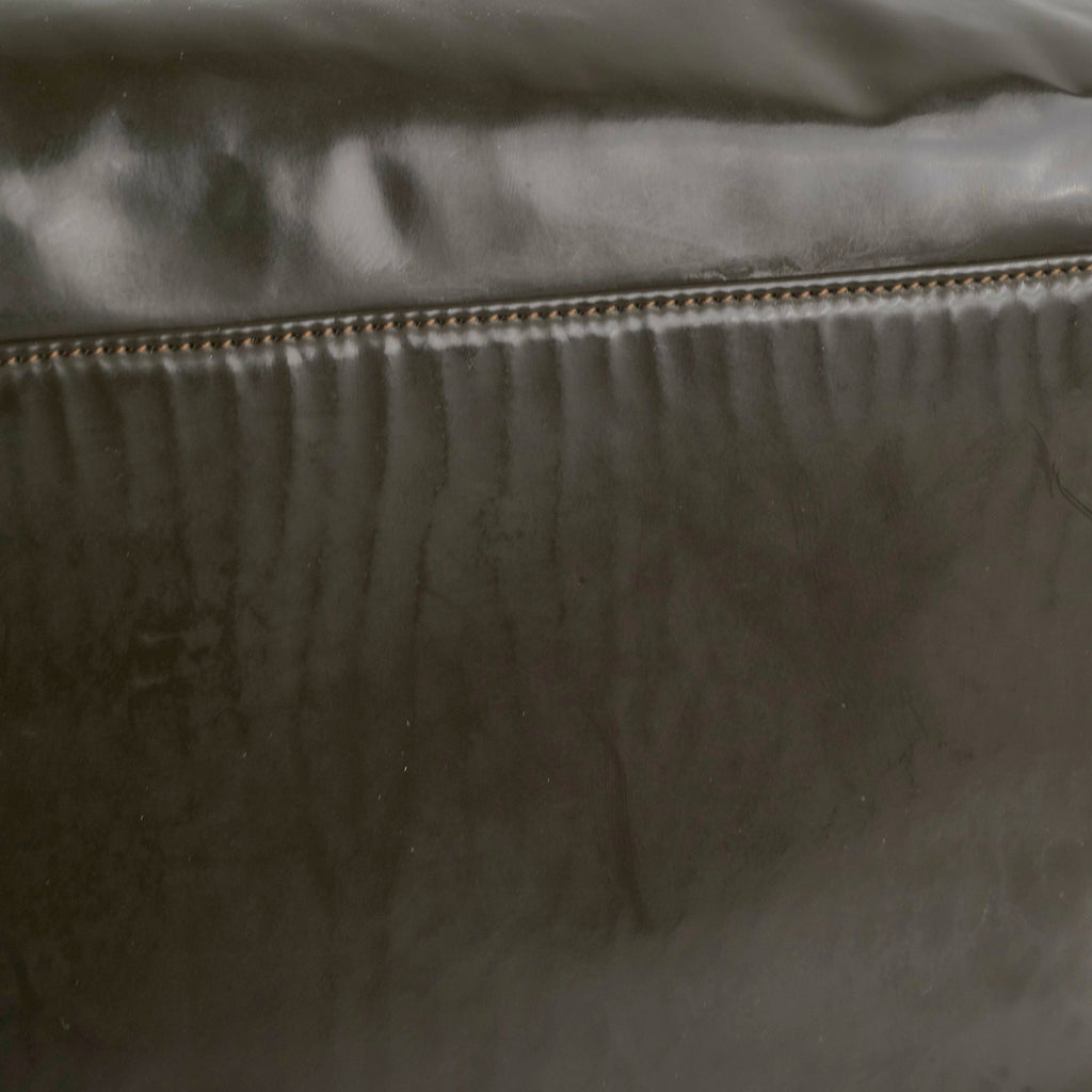 Chanel CC Logo Black Khaki Tote Bag