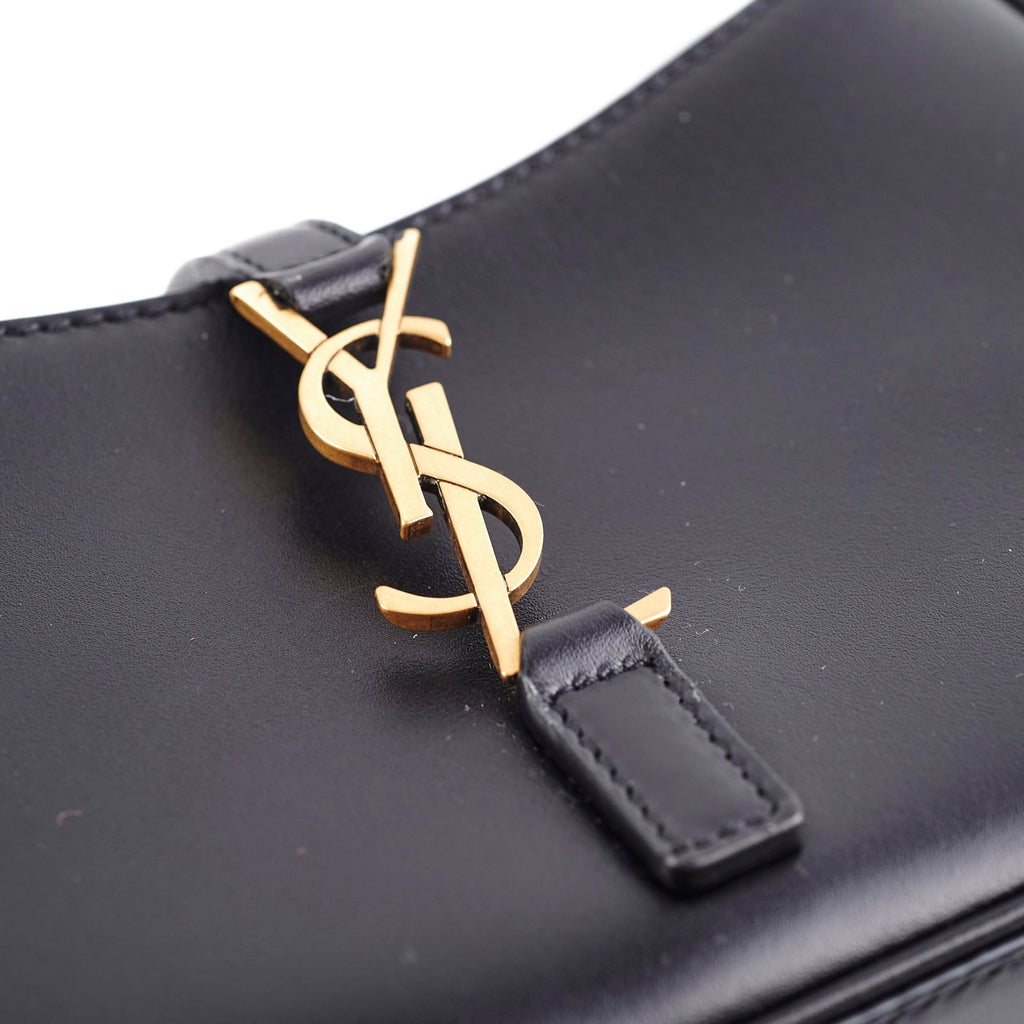 Saint Laurent Mini Le 5 A 7 Black Shoulder Bag