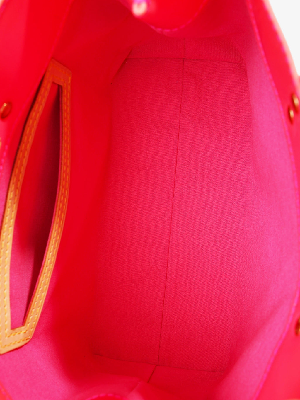 Louis Vuitton x Robert Wilson Reade Tote Fluorescent Pink / Fluorescent Orange Vernis Leather Mini