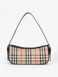 Burberry Shoulder Bag Check Coated Canvas
