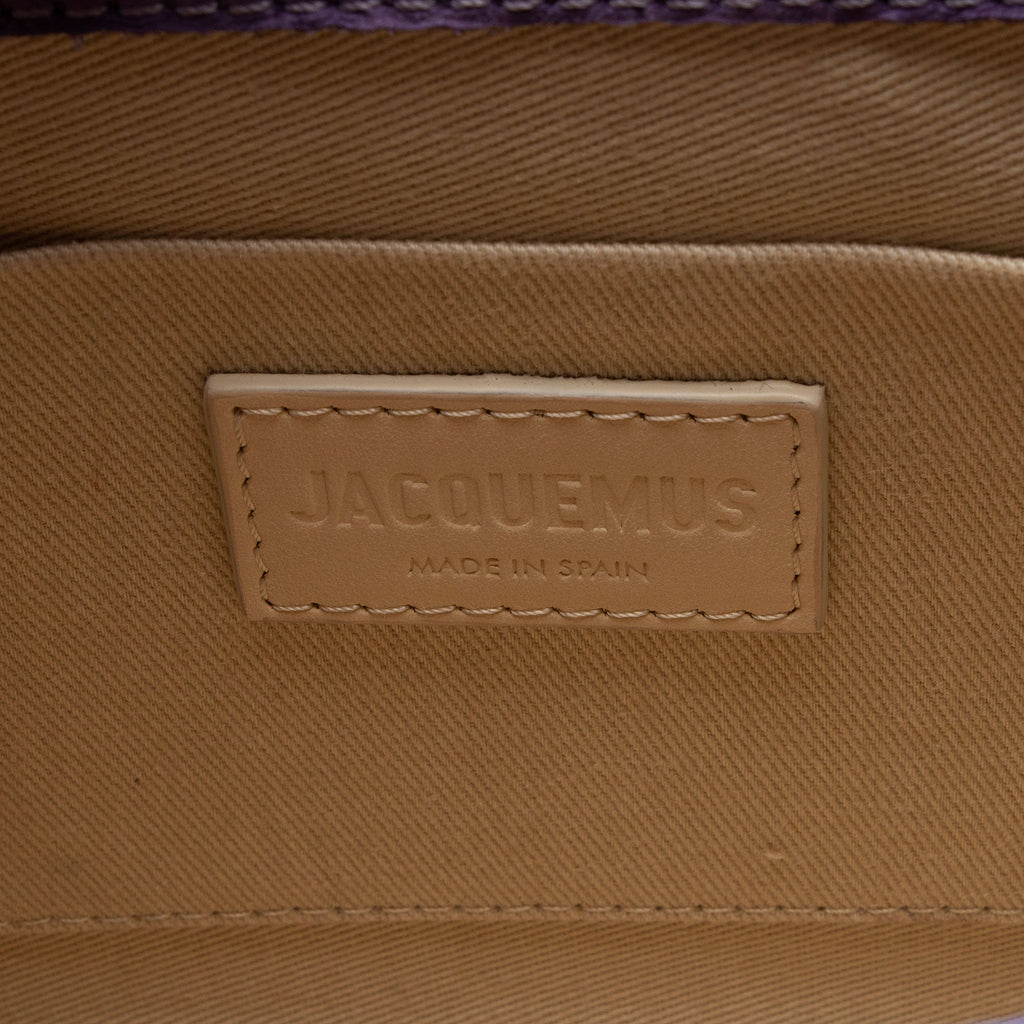 Jacquemus Croc Embossed Nubuck Le Chiquito Moyen Large Bag