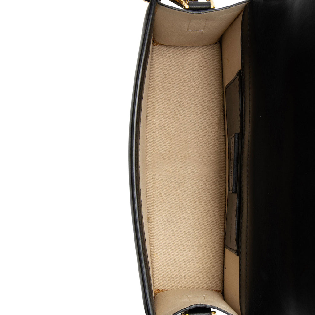 Jacquemus Leather Le Grand Bambino Top Handle Flap Bag