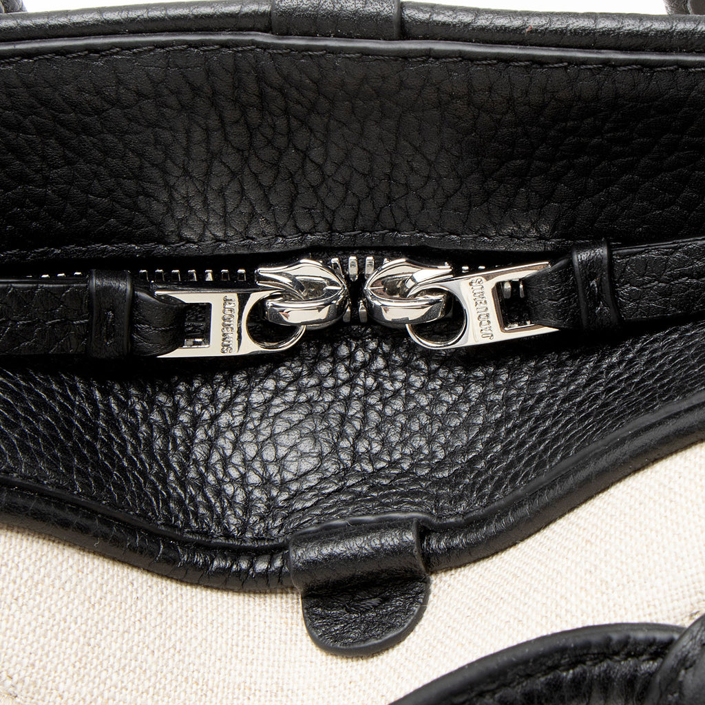 Jacquemus Linen Le Turismo Small Bowling Bag