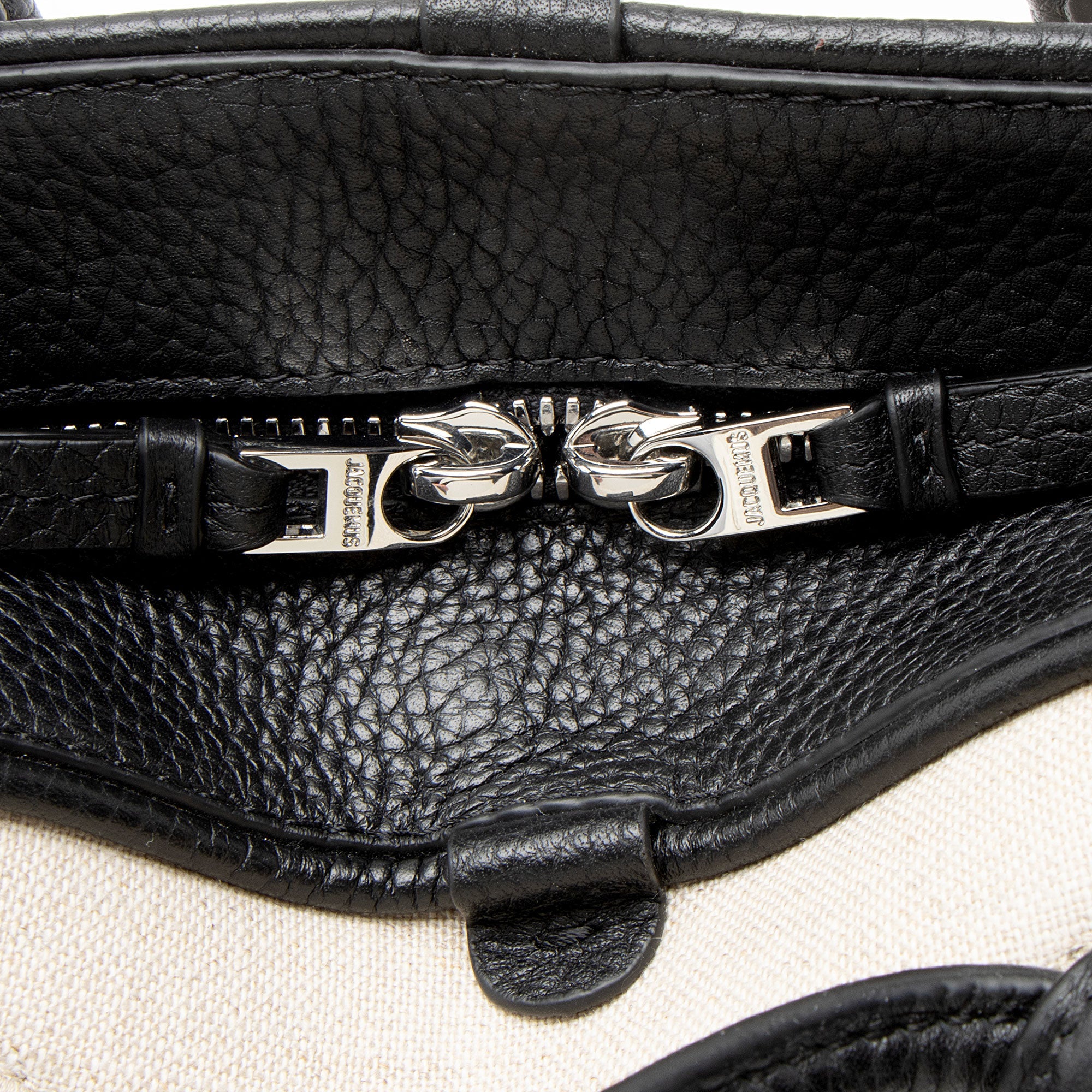 Jacquemus Linen Le Turismo Small Bowling Bag