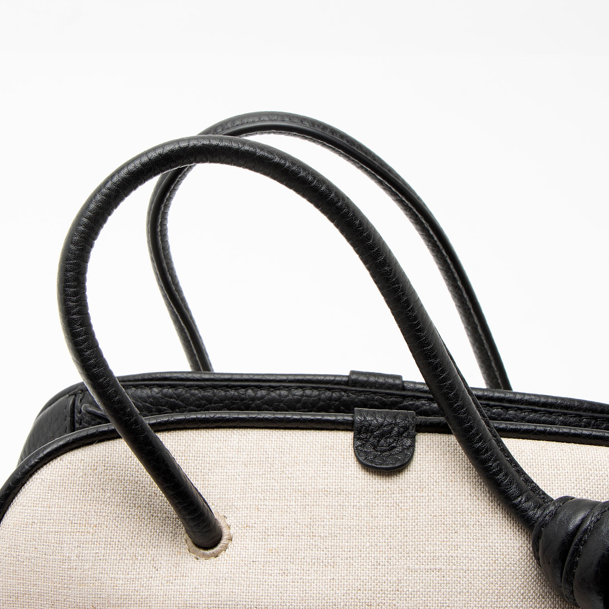 Jacquemus Linen Le Turismo Small Bowling Bag
