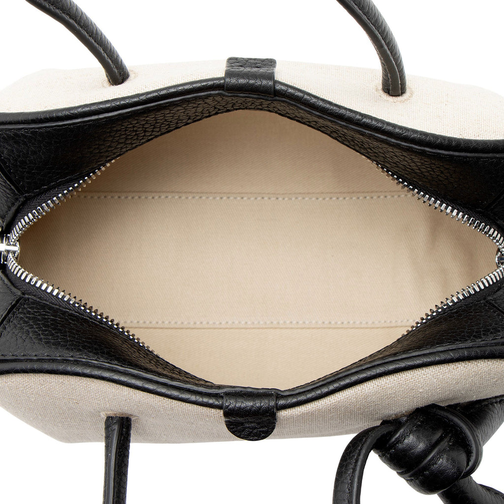 Jacquemus Linen Le Turismo Small Bowling Bag