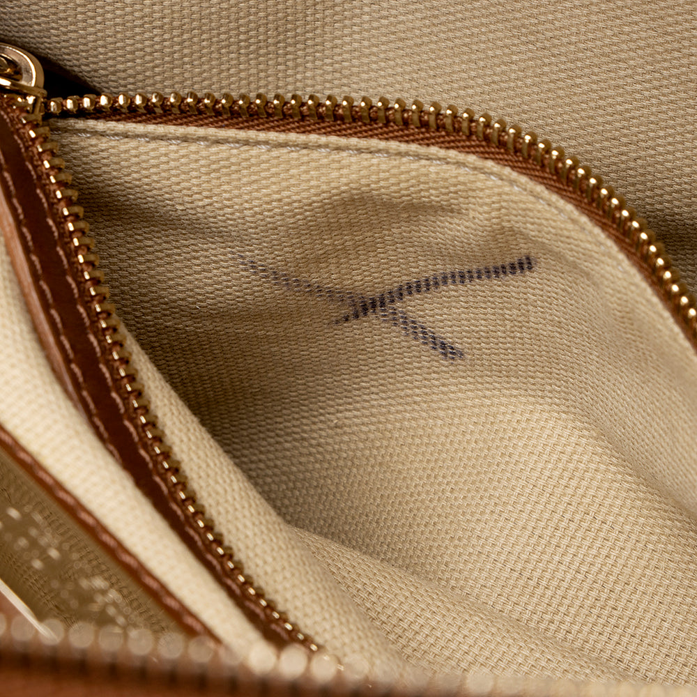 Jimmy Choo Calfskin Justine Large Tote (SHF-15970)